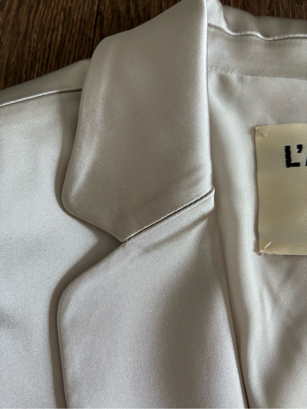 L’AGENCE Blazer Champagne Shiny NWOT - Picture 7 of 12